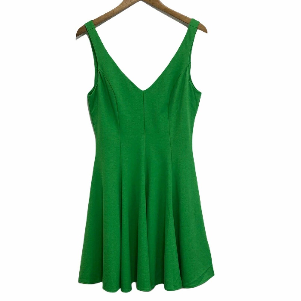 Amanda Uprichard Ponte Fit Flare Jersey Knit Dress